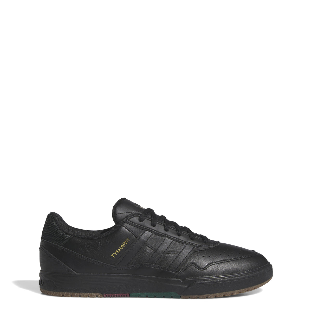 Adidas Tyshawn II Core Black/Black/Green Men\'s Skate Shoes Size 10.5 Tyshawn II – Premier main image 3
