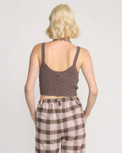 Load image into Gallery viewer, Volcom Women’s Snug Lyfe Sweater Cami-Brown