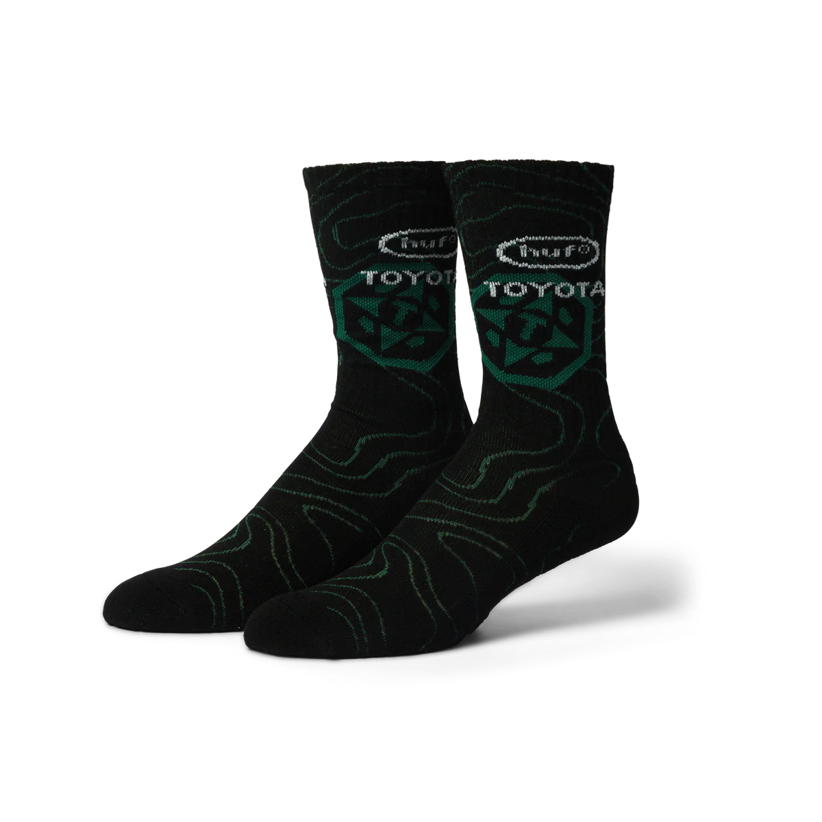 HUF x Toyota Topography Socks
