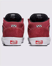 Load image into Gallery viewer, Vans Skate Half Cab Shoes-Burgundy/White
