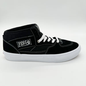Vans Skate Half Cab Shoes-Black/White