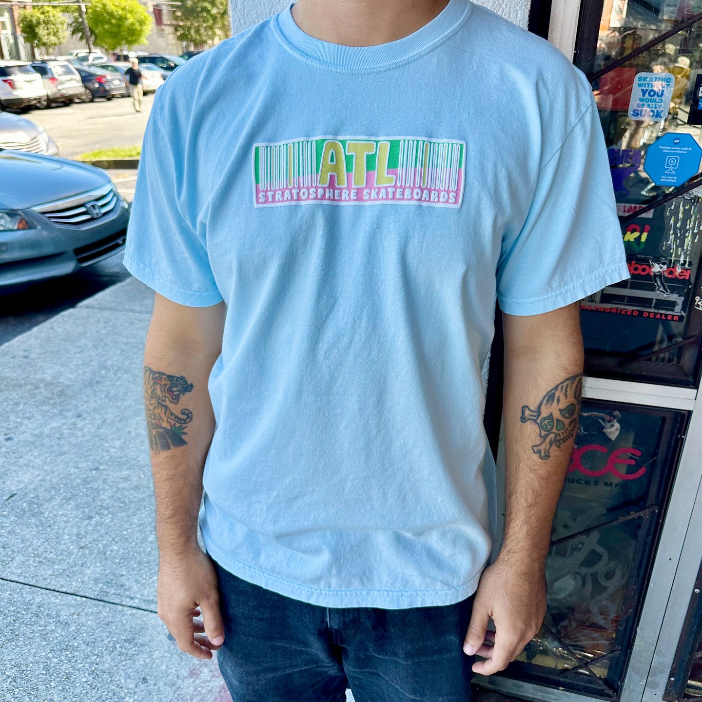 Stratosphere Barcode Puff Pastel T-Shirt