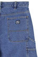 Load image into Gallery viewer, Obey Bigwig Carpenter Denim Shorts-Light Indigo
