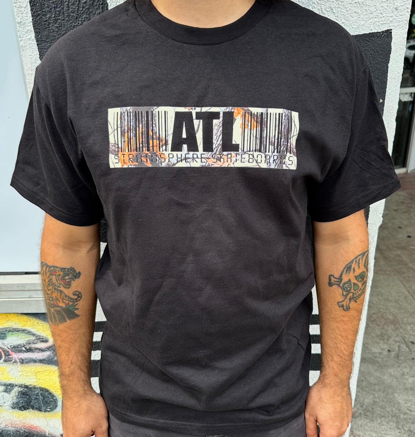 Stratosphere Camo Barcode T-Shirt