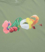 Load image into Gallery viewer, Dancer Glam Flowers Tee-Hedge Green
