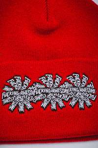 Fucking Awesome 3 Spiral Cuff Beanie