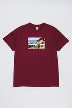 Load image into Gallery viewer, Fucking Awesome Car Burn Tee-Maroon
