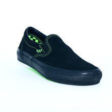 Load image into Gallery viewer, Vans Skate Slip-On Neon-Black/Green
