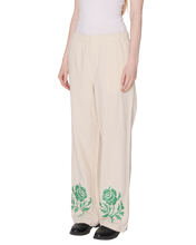 Load image into Gallery viewer, Obey Women's-Roses Embellished Pant-Natural
