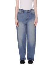 Load image into Gallery viewer, Obey Women's-Leah III Baggy Denim-Heavy Vintage Indigo
