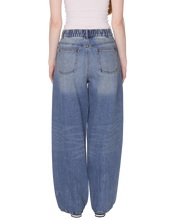 Load image into Gallery viewer, Obey Women's-Leah III Baggy Denim-Heavy Vintage Indigo
