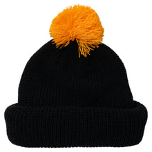 Load image into Gallery viewer, Anti Hero Full Face Pomski Beanie-Black/Orange
