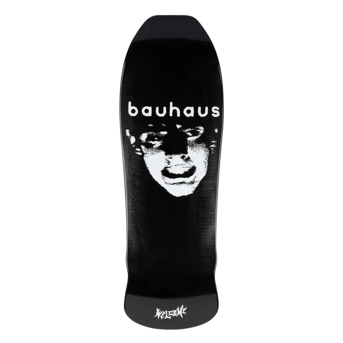 Welcome x Bauhaus Mask On Early Grab Black Dip Deck-10.0”