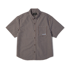 Load image into Gallery viewer, HUF Galaxy Plaid Woven Top-Dark Brown
