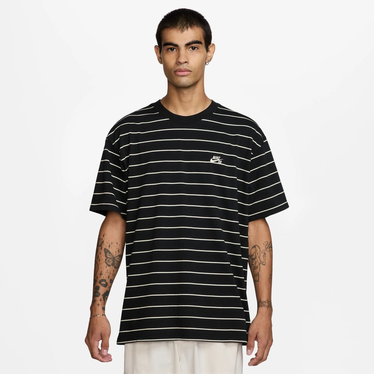 Nike SB Max90 Stripe T-Shirt-Black/White