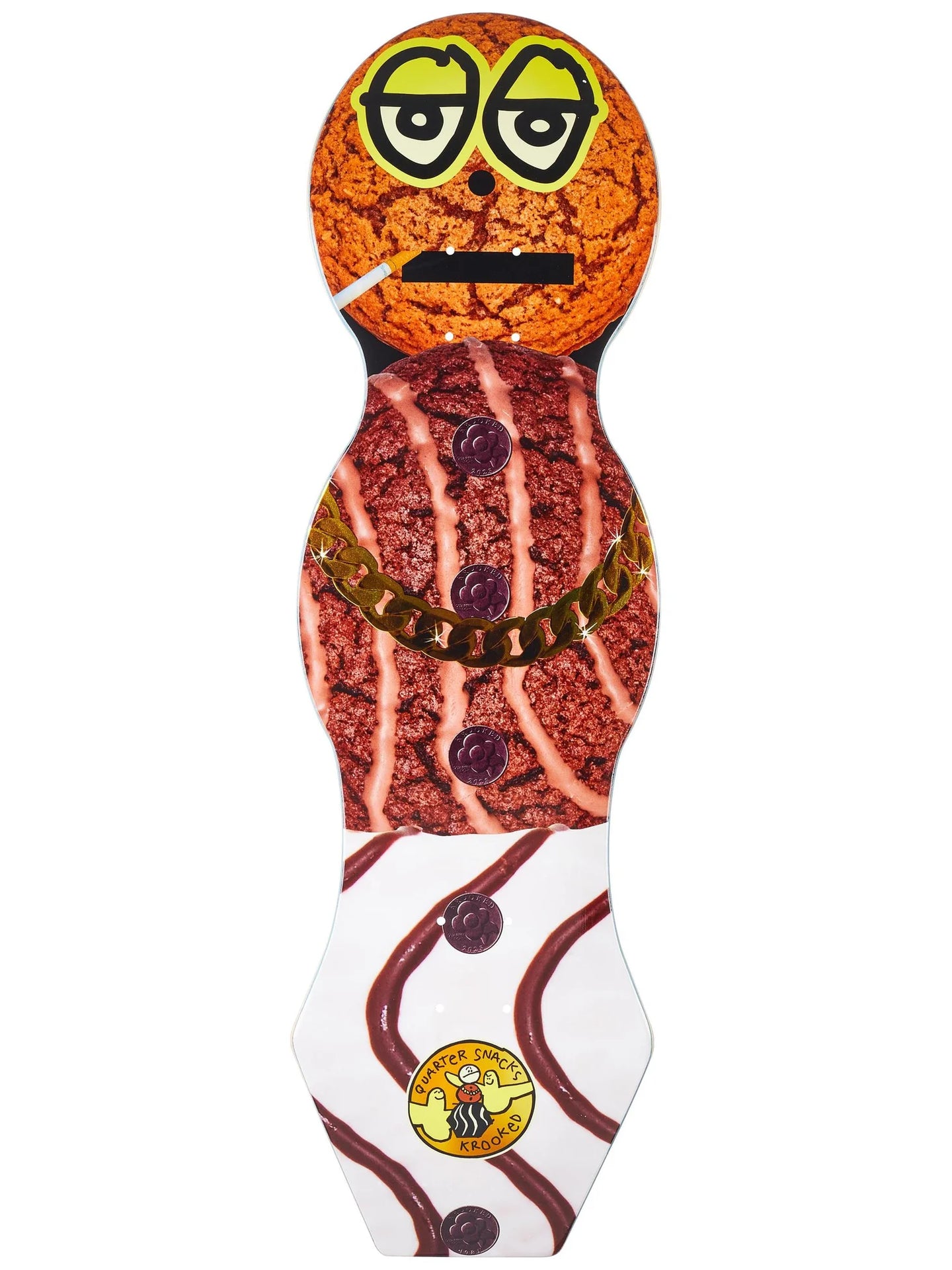 Krooked x Quartersnacks Snackman Deck-9.0