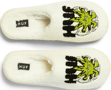 Load image into Gallery viewer, HUF Snow Angel Fuzzy Slippers-Natural
