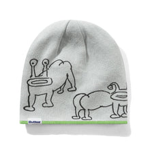 Load image into Gallery viewer, Butter Goods x Daniel Johnston Frog Reversible Beanie-Lime/Grey
