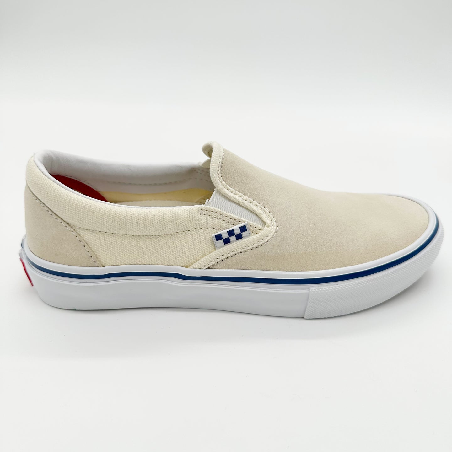 Vans Skate Slip-On Shoes-Off White