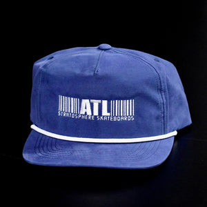 Stratosphere Barcode Hat-Navy Blue Rope