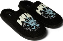 Load image into Gallery viewer, HUF Snow Angel Fuzzy Slippers-Black
