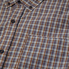 Load image into Gallery viewer, HUF Galaxy Plaid Woven Top-Dark Brown
