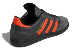 Adidas Busenitz Skate Shoes- Carbon/Orange/Black