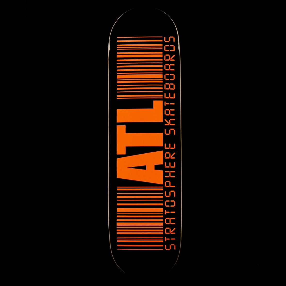 Stratosphere Neon Barcode Shop Deck-8.38” (Orange)