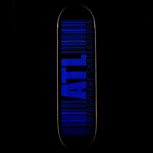 Stratosphere Neon Barcode Shop Deck-8.25” (Blue)