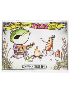 Todd Francis Wall Calendar 2025