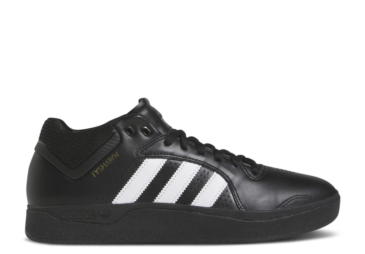 Adidas Tyshawn - Core Black/White/Gold