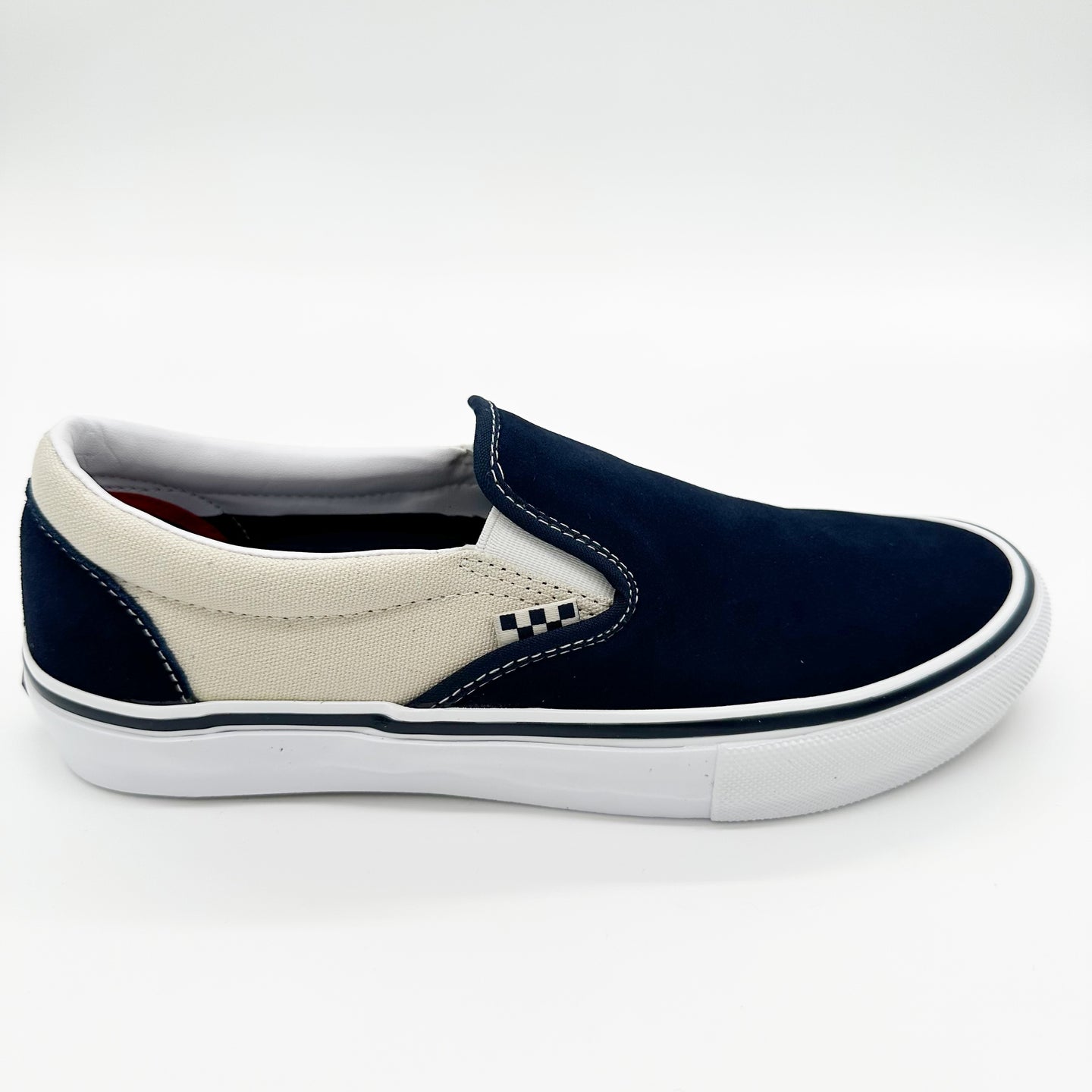 Vans Skate Slip-On Shoes-Dress Blue/Turtledove