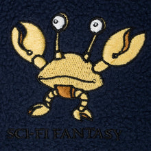 Load image into Gallery viewer, Sci-Fi Fantasy Crab Quarter Zip Fleece Sweatshirt
