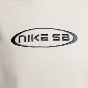 Nike SB Fleece Pullover Skate Hoodie-Bone
