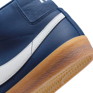 Nike SB Zoom Blazer Mid Skate Shoes-'Orange Label' Navy/Gum