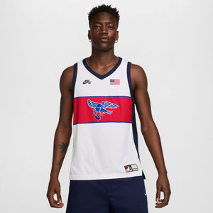 Nike SB USA Olympics Sleeveless Skate Jersey-White/Sport Red/Obsidian/Black