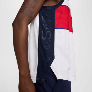 Nike SB USA Olympics Sleeveless Skate Jersey-White/Sport Red/Obsidian/Black