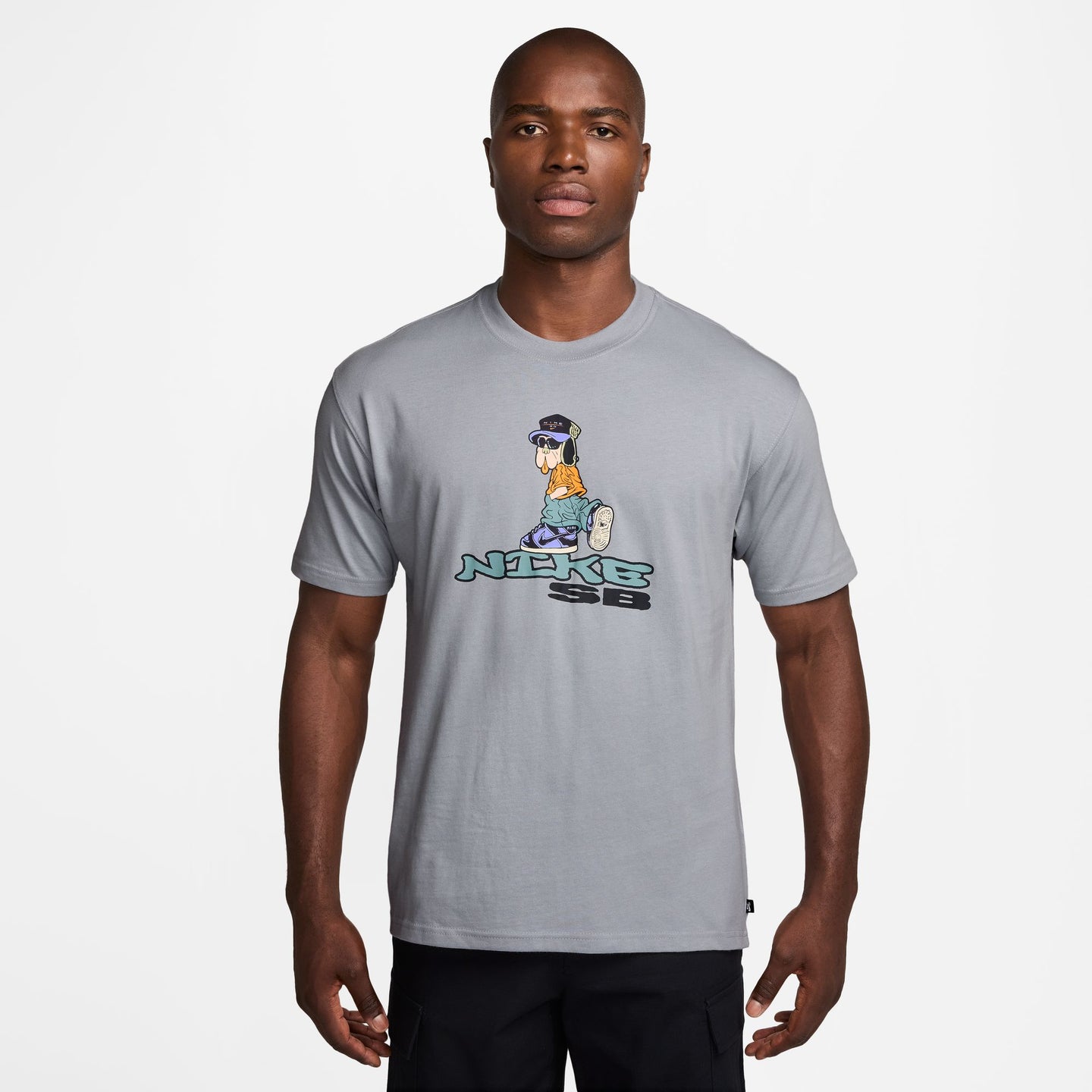 Nike SB Dunk Dog Max90 T-Shirt-Wolf Grey