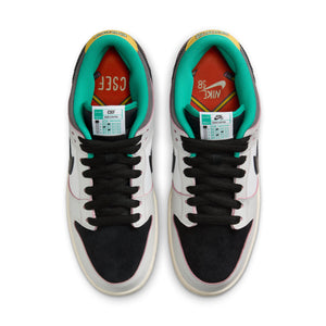 Nike SB Dunk Low Pro QS-CSEF-White Clear Emerald