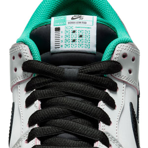 Nike SB Dunk Low Pro QS-CSEF-White Clear Emerald