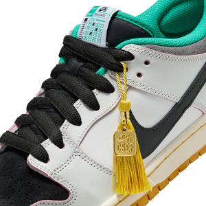 Nike SB Dunk Low Pro QS-CSEF-White Clear Emerald