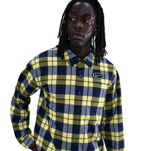 Load image into Gallery viewer, Nike SB X Eric Koston Skate Flannel-Midnight Navy/Speed Yellow
