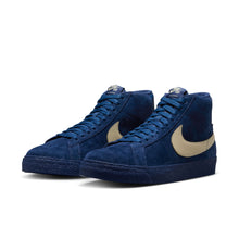 Load image into Gallery viewer, Nike SB Blazer Mid Skate Shoes-Coastal Blue/Pale Yellow
