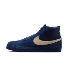 Load image into Gallery viewer, Nike SB Blazer Mid Skate Shoes-Coastal Blue/Pale Yellow
