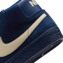 Load image into Gallery viewer, Nike SB Blazer Mid Skate Shoes-Coastal Blue/Pale Yellow
