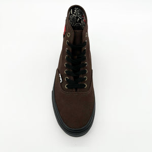 Vans x Hockey Skate Authentic High Shoes-Brown