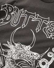Load image into Gallery viewer, Butter Goods x Daniel Johnston Dragon Tee- Washed Black

