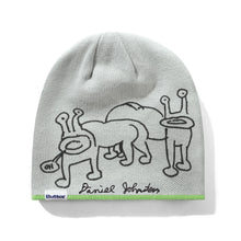 Load image into Gallery viewer, Butter Goods x Daniel Johnston Frog Reversible Beanie-Lime/Grey
