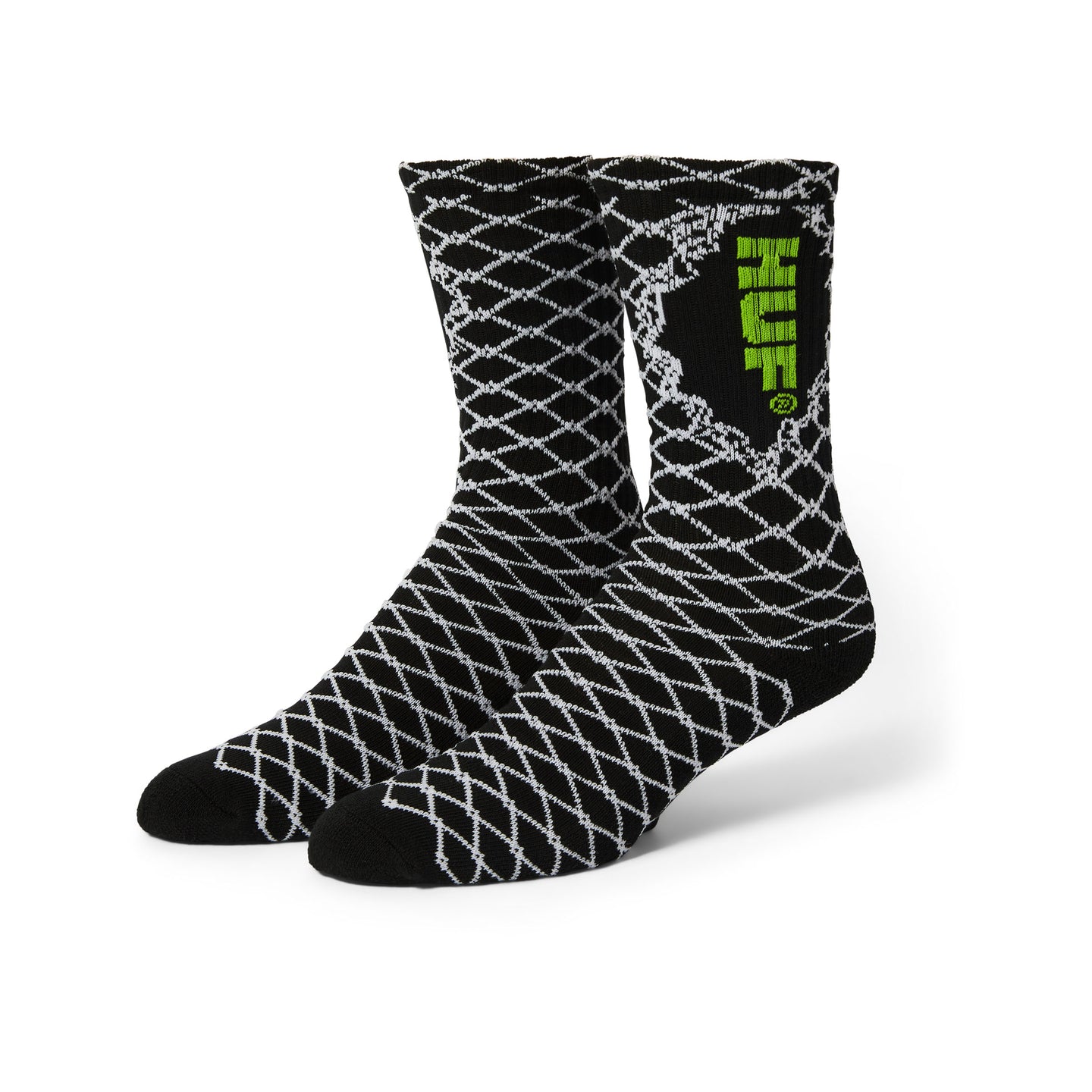 HUF Broken Fence Sock- Black