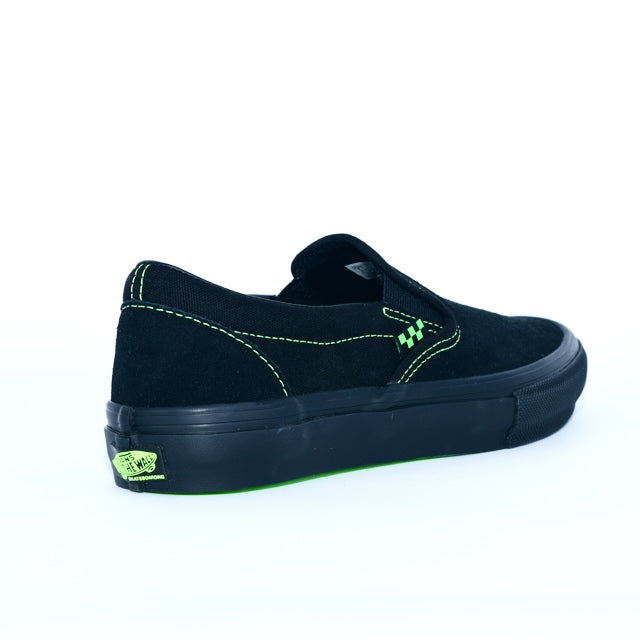 Vans Skate Slip-On Neon-Black/Green – Stratosphere Skateboards